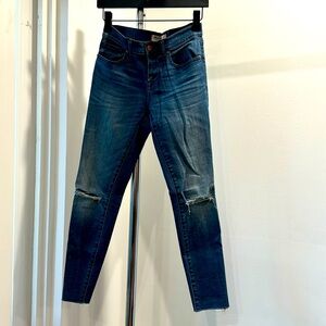 Madewell skinny skinny SZ 26 blue jeans.